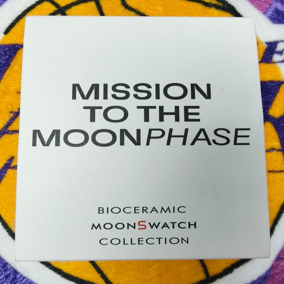 NWT Swatch X Omega Moonswatch Mission To The Moonphase Full Moon Watch - Picture 4 of 4